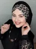 Etnische kleding moslim modale sjaal zijden abaya hijab islamitische jersey hijabs voor vrouw abayas jurk turbans crimmen tulband instant arabisch hoofd