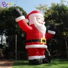 12mH (40ft) with blower arrival advertising inflatable standing Santa Claus carrying bag inflation cartoon figure for Christmas party event decoration toys sport