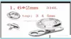 Bouchons bijouxplugs tunnels 316l en acier inoxydable plongeur perçage micro bijoux dermal Livraison de drop 2021 5LXSK3321486