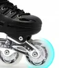 Verstellbare Rollschuheschuhe 4-Rad Flashing Wheels Professionelle Inline für erwachsene Männer Wonmen Racing S 240429