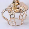 Candle Holders Golden Crystal Crown High Stand Tealight Holder Wedding Party Banquet Home Decoration Luxury European Style