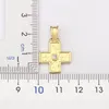 Подвесные ожерелья aibef христианский крест формы золото/серебряный цвет женщины