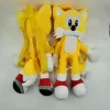 Anime 45cm Sonic Hedgehog Stark Kitap Backpack Peluş Oyuncaklar Toptan ve Perakende