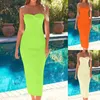Casual Dresses Ladies Slimfit Vestido Women Sexy Front Strapless Knit Bodycon Dress Sweetheart Backless Slit Bandeau Tube Maxi 2024