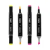 Marcadores TouchNew 1 Color Mark Comic Marcking Marcking Alcool Sketching Tip Oil Tip Oil Double Brush Suppliesl2405