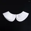 Bow Ties White Faux Colliers Châle pour femmes Collier de chemise Collier Coll Collier Robe amovible Robe détachable Faux