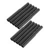 10Pcs Black Golf Club Carbon Fiber Rods Kit Butt Extender Stick for Iron Graphite Shaft Putter Accessories 125mm 240428