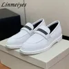 Casual Shoes S Flat Women Luxury Cow Suede Chain String Bead Walk Female Round Toe Slip-On Comfort Loafers Woman