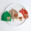 Berets Candy Color Baby Netter Schnuller gestrickt Hut Herbst und Winter Kinder Melon Mütze Wolle