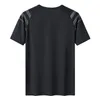 Camiseta esportiva rápida masculina mangas curtas verão branco casual e grande tamanho 6xl 7xl 8xl 9xl Top Tees Gym Tshirt Roupas 240419