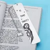 Funny Metal Lesezeichen mit Quasten -Anhänger Buchliebhaber Humor späht Jesus Marker für Seitenbücher Leser Geschenk 240428