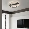 Kroonluchters moderne eenvoudige stijl led plafondlamp voor slaapkamer woonkamer eetkamer keuken ring helder zwart kroonluchter licht