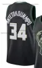 Giannis 34 Antetokounmpo Damian Lillard Basketball Jerseys Khris Middleton Buck Bobby Portis Jr Brook Lopez Malik Beasley Marjon Beauchamp