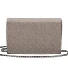 Spegel kvalitetskorthållare plånbok koppling dhgate klaff designer väska man mynt handväska läder canvas kedja axel crossbody väskor lyxhandväska orm tygväska för kvinna