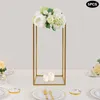Decorative Plates 5Pcs Height 60CM Flower Floor Stand Metal Column Arrangement For Wedding Party Dinner Centerpiece