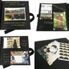 80 pages noires Livres de mémoire Diy Craft Photo Albums Scrapbook Cover Binder Photocards pour le mariage ANNIVERSAIRE PHOTOCARD