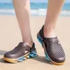 Sandals Lightweight Thick Bottom Porous Shoes Women Men's Summer Outdoor 2024 Beach Closed Toe Non-Slip Slippers