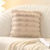 Coussin peluche couvre jet canapé dossier de chambre à coucher