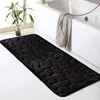 Mattor skumbadmatta matta mjukt vattenabsorptionsmaskin tvättar icke-halk lättare att torka för badrum golvmattor stort kök