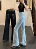 Женские джинсы Женщины с высокой талией вышивка Bowknot Summer Fashion Denim Strank