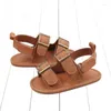 Erste Wanderer Babyschuhe Sommer Sandale coole Stil hochwertiger PU- und TPR-Anti-Schlupf-Sohle Toder Wanderschuh 0-9-18 Monat 2024 Mode