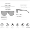 Lunettes de soleil KDEAM Fashion Men Polaris Scratch Resistance 3D Logo Designer Tr90 Cadre de conduite Eyewear UV