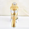 Bathroom Sink Faucets Golden Silver Single Handle Hole Teapot Shaped Faucet Vanity Cold Mixer Water Tap Dnf304