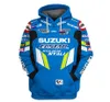 2019 Newmen039s Motorrad -Hoodie -Motorrad -Motorrad -Reit -Hoodie -Jacke Suzuki Cross Zipper Sweatshirt Windbreaker Jack6607775