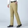 Pantalon masculin Coton Suit d'été mince d'automne décontracté épaisse Classic Business Fashion Fashion Strethers Vêtements de marque masculine