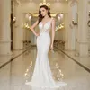 Lässige Kleider 2024 Spitze Maxi Boho Kleid für Frauen sexy Illusion Taille gegen Back Bohemian Bodycon weibliche Hochzeitsbrautparty
