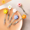 Fourks Cartoon Fleurs Fruit en acier inoxydable Beau mini-gâteau Salade Childware's Flatware Kitchen Tool