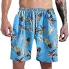 Mäns shorts Mens Slim Fit Swim Trunks Baddräkter med nät långa handskar