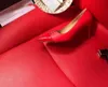 Nieuwe modieuze damesjurkschoenen, rode solesd, eenvoudige 100 torenhoge hakken, bruiloftsfeestschoenen, klassieke zwarte naaktkleur, rode fabriek, super grote korting