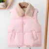 Vestes ccy kids down veste veste garçons filles hiver sans manches manteau de vêtements d'enfants parkas tout-petits