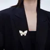 Brooches Cocoon Into Butterfly Fashion Insect Brooch Enamel High-grade Shell Beadsset Japanese Style Suit Corsage Pin For Women