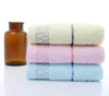 visage serviette eau cube de bain serviette coton coton givre lavage bleu crème rose rose textile sèche rapidement 8753963