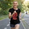 Frauenpolos Acrania Band Metal T-Shirt Plus Size Tops Kawaii Kleidung T-Shirts für Frauen