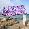 Mantle Beach Scarf Summer Etnic Style Simulation Silk Sunscreen Sunscreen Cape Big Shaw