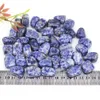 Tumbled Stone Natural Blue Spot Jasper Healing Crystal Energy Specimen Irregular Rock Bulk Fish Tank Garden Aquarium Decoration 240429