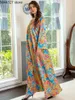 Ethnische Kleidung afrikanische Kleider für Frauen elegant Abaya 2024 Dashiki Frühlings Sommer Maxi Kleid Damen traditionelle Feen Draaes