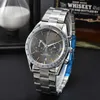 Bekijk horloges AAA Oujia Five Naald Series Steel Strip Fashion Watch Small Payment Mens Watch