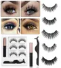 Kit de maquillaje de pestañas postizas magnéticas ojo completo 5 pestañas falsas magnéticas Natural sin extensión de pegamento Eyelash9695792