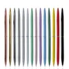 RTS شحن سريع متعدد الألوان ينتهي Chrome Pink Metal Metal Slimline Pen Pain