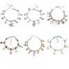 Cavalche 2024 Fashion Summer Beach Vacano Shell Starfish Conch Penderant Charms Cadlet for Womens's Girl's Jewelry Gift