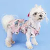 Hondenkleding huisdierjurk stijlvol ademende kleine puppy kat zonsovergangen outfit comfortabel