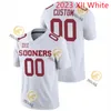 Oklahoma voetbaljersey Jake Taylor Jonah Laulu Maureese Wren Jalen Redmond R Mason Thomas Marcus Stripling Stripling op maat Oklahoma Sooners Jerseys