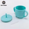 Laten we 5 set babyvoedingbekers maken Baby Drinkware Baby Learning Silicone Sippy Cups voor peuters kinderen met Silicone Sippy Cup 240423