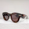 Óculos de sol 2024 Chegam a volta para fêmeas de luxo de sol dos óculos de sol Solar de moda de rua alta