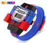 2018 SKMEI Kids LED Fashion Digital Children Watch Cartoon Sports Watches Robot Transformation Toys Boys Wristwatches Relogio 3758303