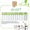 Собачья одежда Pet Cheongsam Vest Floral Print Disc Buckle Heartable щенка юбка для празднования